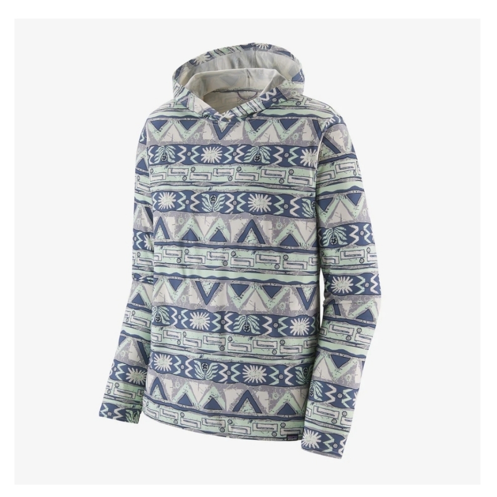 Patagonia Capilene Cool Daily Hoody Relaxed Fit Wispy Green EUC